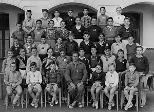 COLLEGE MODERNE LECLERC SIDI BEL ABBES 1954 6 EME 3  M. MICHEL